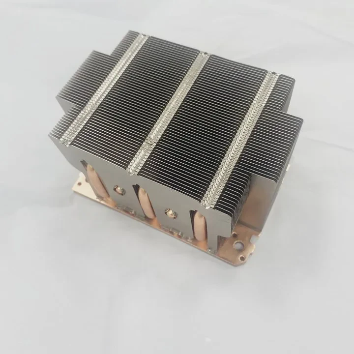 Custom High Power Copper Vapor Chamber Heatsink with Heatpipes