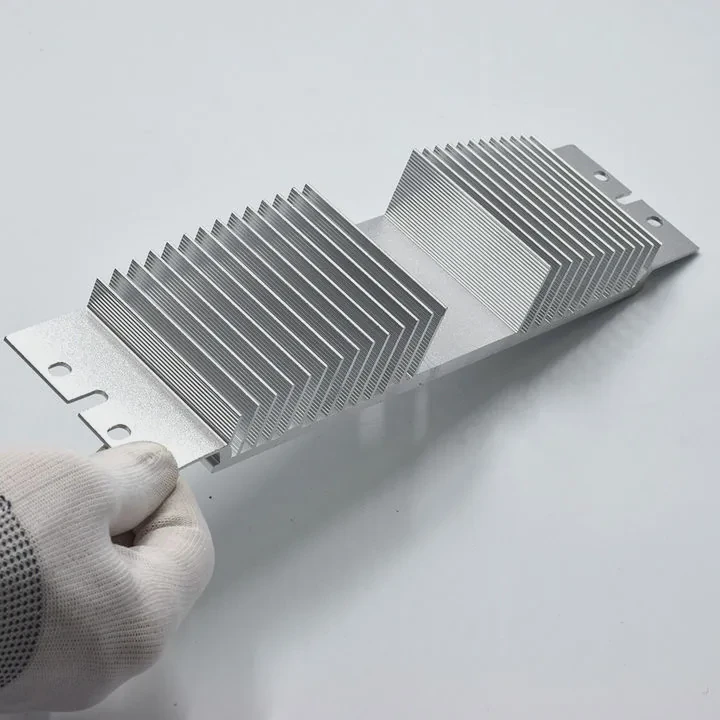 White extrusion heat sink