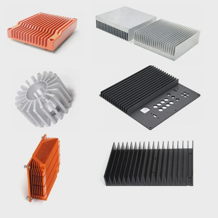 Cnc Machined 6063 Aluminum Heat Sink For Cpuled
