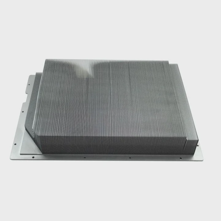 Skived Fin Aluminum Heat Sink For Industrial Cooling