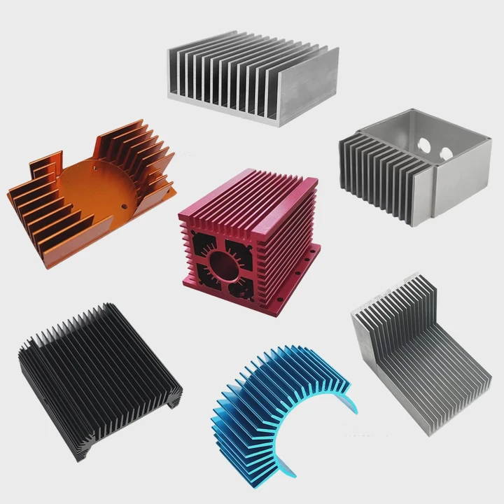 Factory Direct Extruded Aluminum Heat Sink