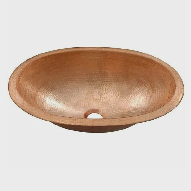Antique Hammered Copper Sink For Kitchen Basin