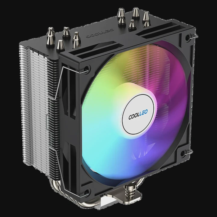 Coolleo B60 Cpu Air Cooler With 6 Heatpipes Argb
