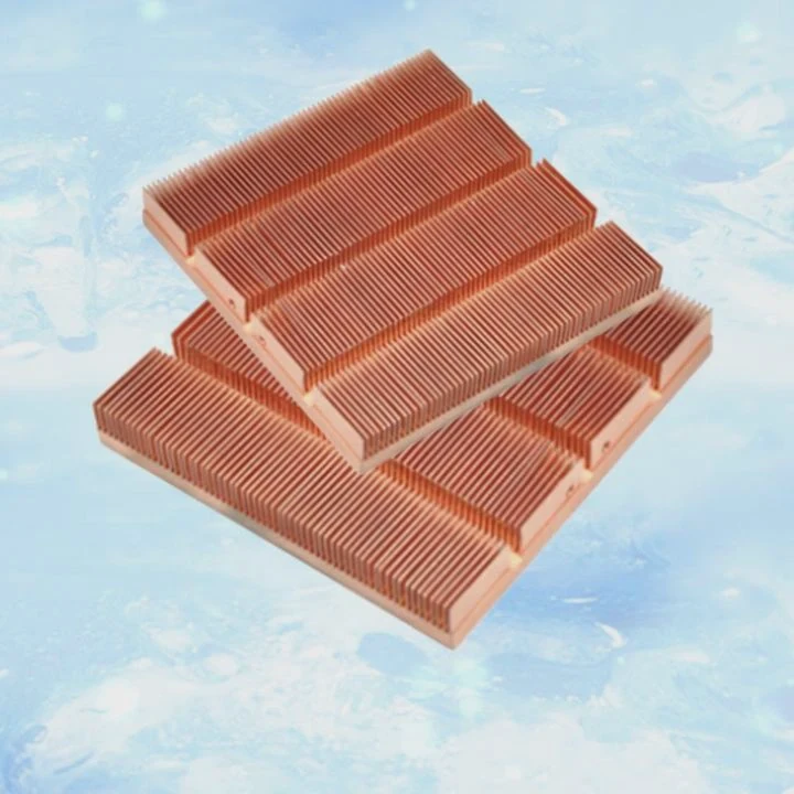 Cnc Machined Copper Heatsink For W650 Series Water-Cooling Router