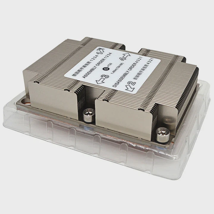 Custom Copper Heatsink For Server Lga3647 Cooling