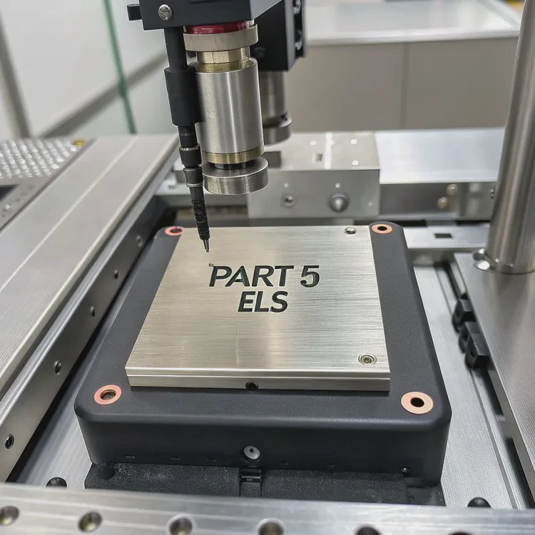 Black leather modern office chair with armrests