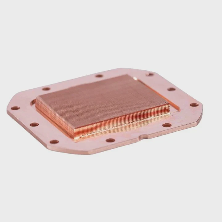 Extruded Copper Fin Heatsink For Projector Cooling