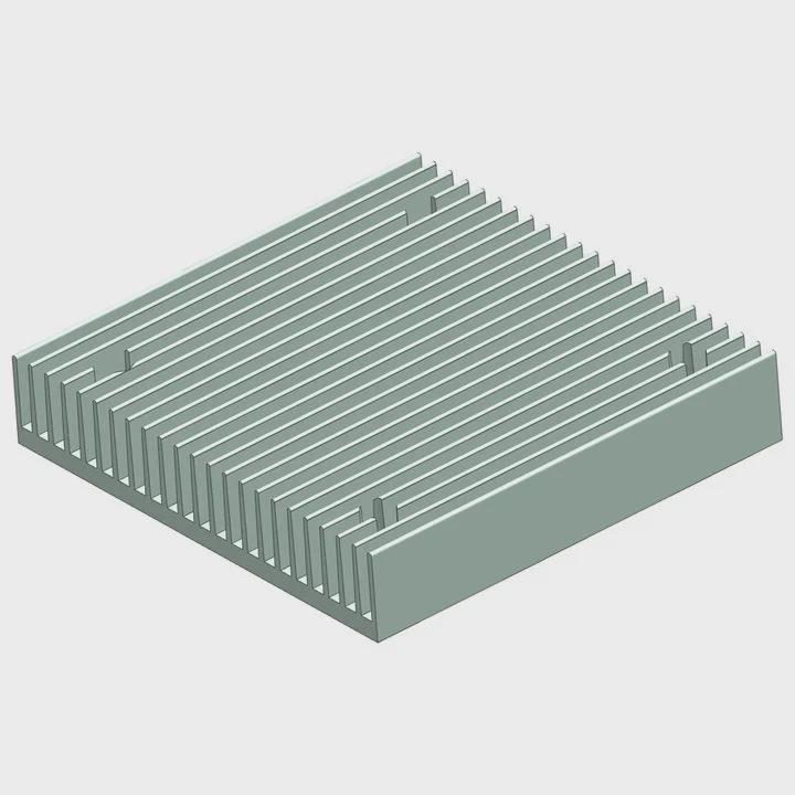 170-179Mm Custom Aluminum Heat Sink