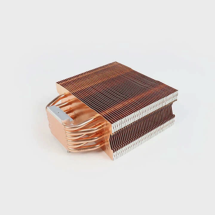 Pc Cpu Copper Heatsink With Strong Heat Dissipation