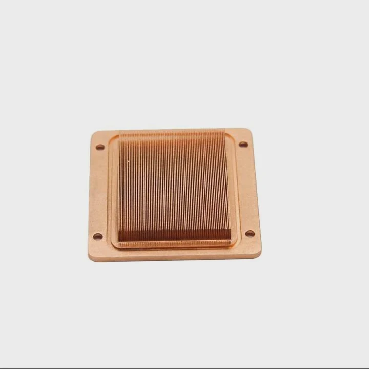 Custom Pin Fin Copper Heatsink For Small Electronics