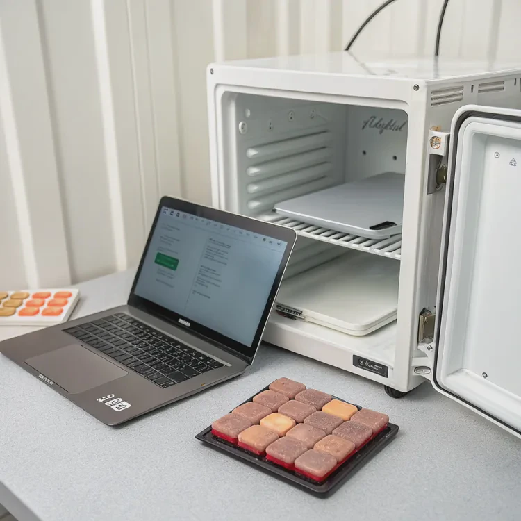 Brown leather vintage backpack with adjustable straps