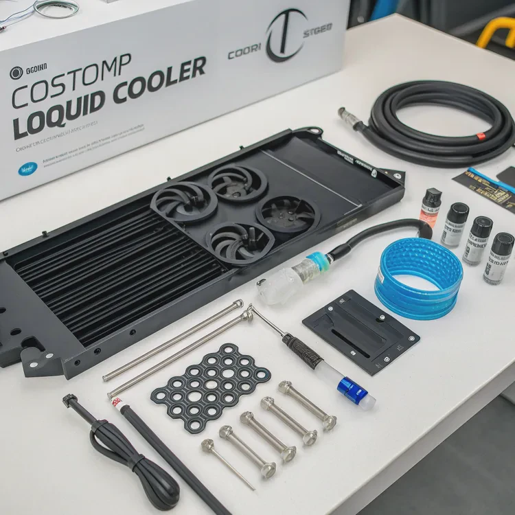 How to make a custom loop liquid cooler?