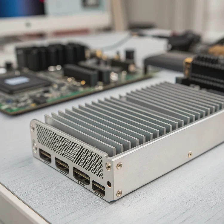 What does a heat sink do for an SSD?
