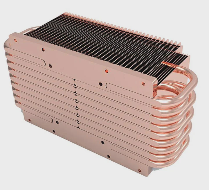 Copper Heatpipe Heatsink For 800W-1000W Led Cooling