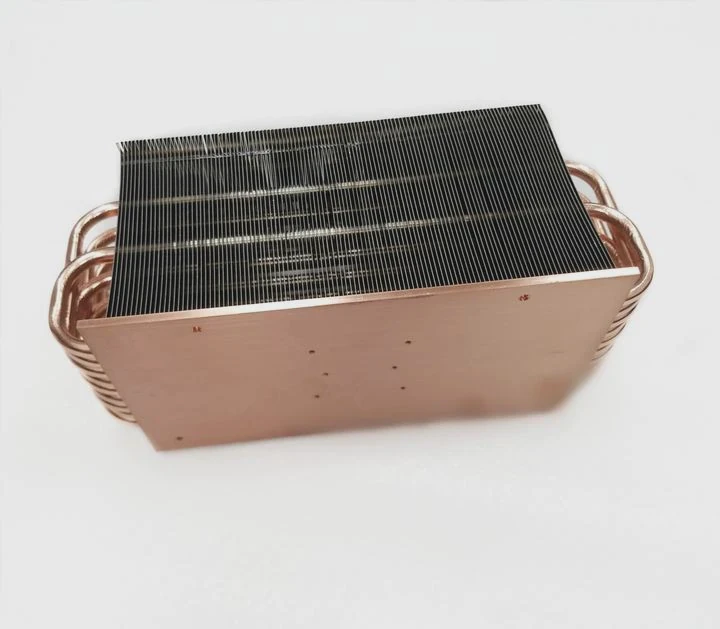 800W-1000W Led Zipper Fin Heatsink W18 Heat Pipes