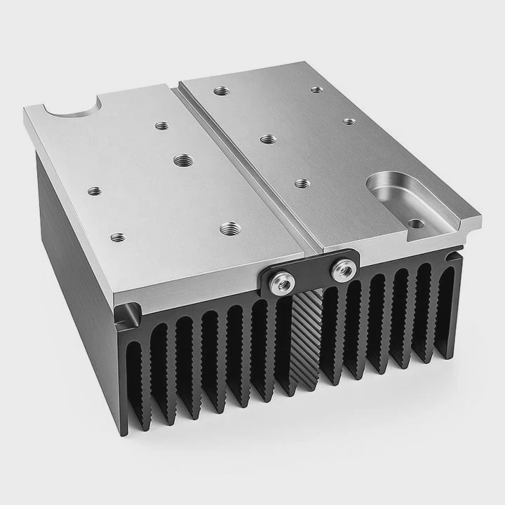 Vfd Power Module Heatsink Square Stacked Fin Alu
