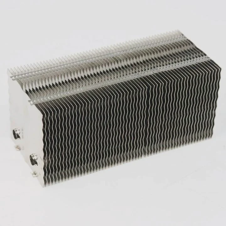 Cnc Wave-Form Skived Fin Heatsink For Electronics