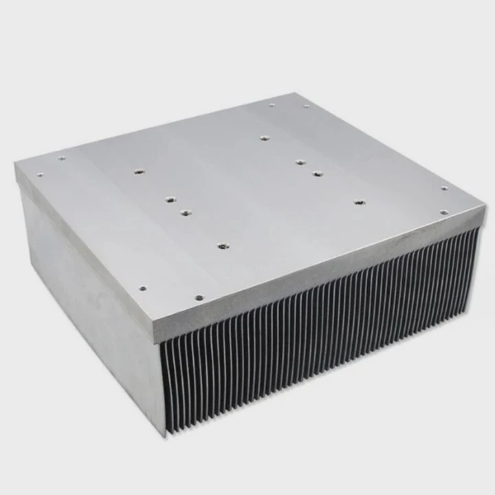 1000 Mm Skived Fin Led Heatsink Anodized Aluminum