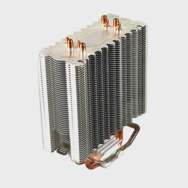Oem Copper Pipe + Al Stacked Fin Heatsink Cnc