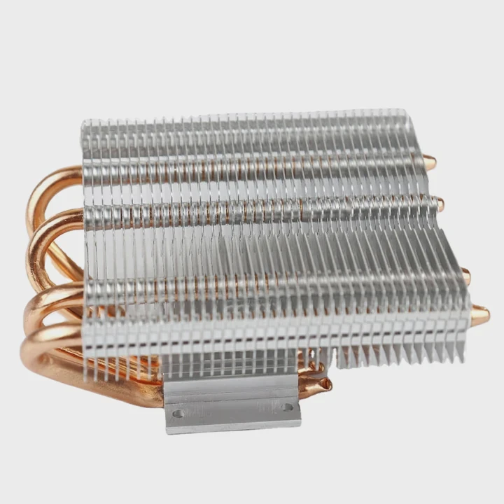 Bonded Zipper Fin Cpu Heatsink Al 1100 Folded Fin