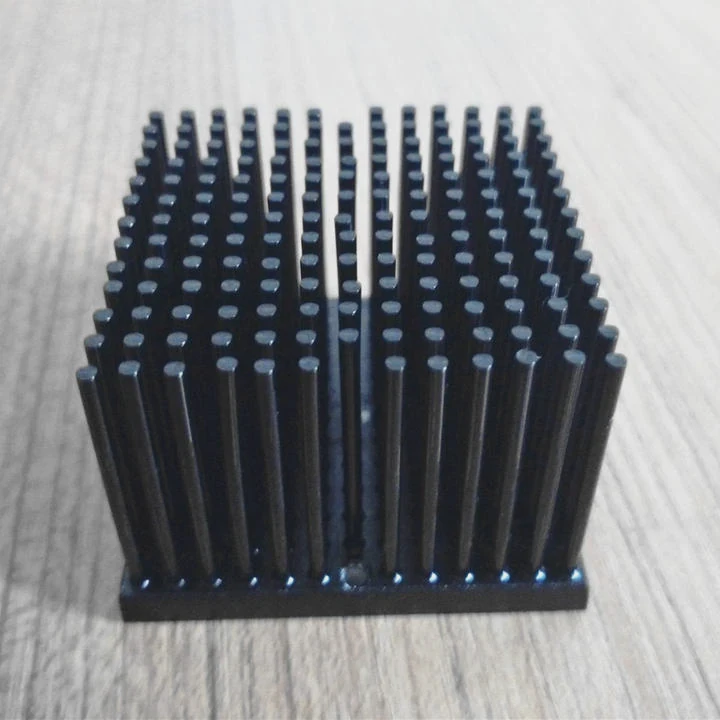 1070 Aluminum Pin-Fin Heatsink Black Anodized