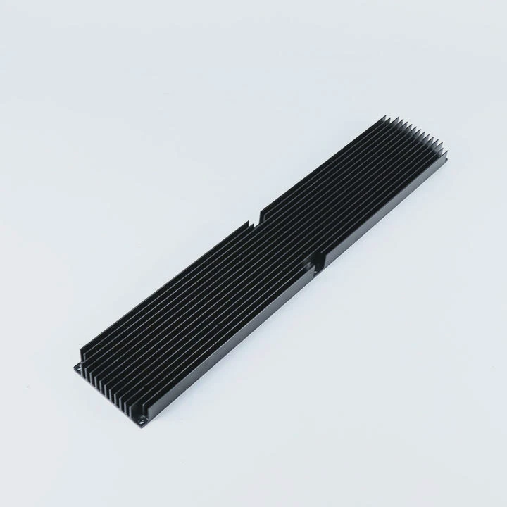 Cnc Zipper Fin Heatsink Anodized Aluminum Profile