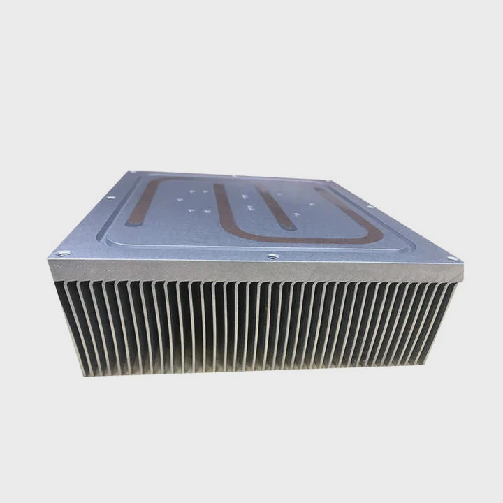 3000 W Skived Fin Heatsink Heatpipe + Cnc Machining