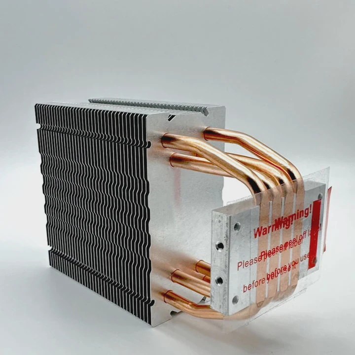 Cpu Stacked Fin Heatsink Wheat Pipes Oem Supply