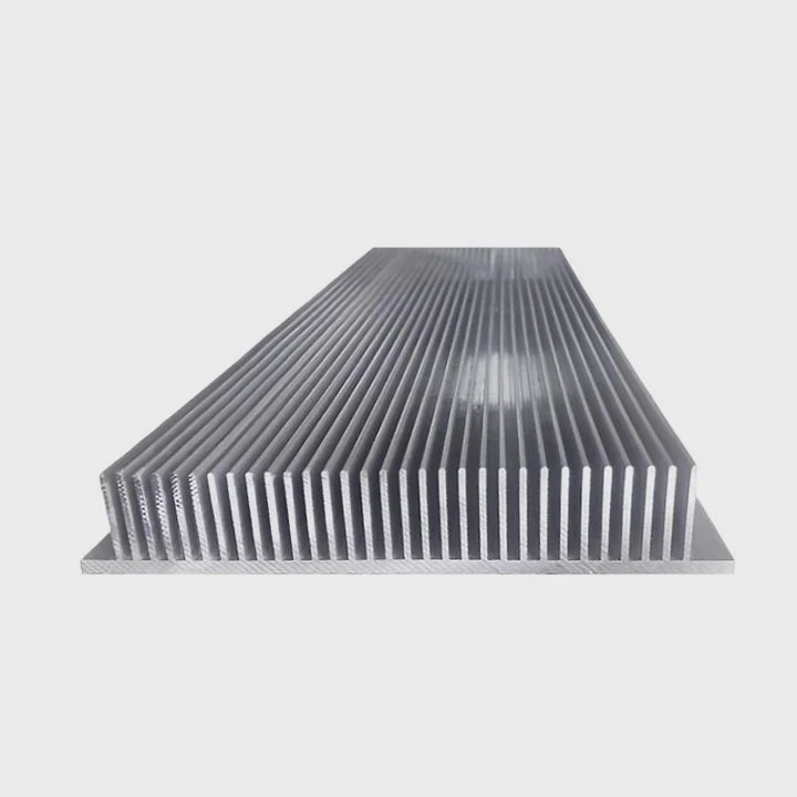 Cnc Round Heat Sink Wfolded Fin Pipe Cu & Al Mix