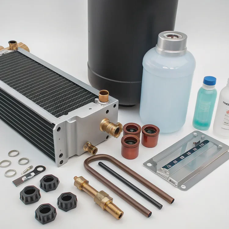 What is liquid cooling made of?