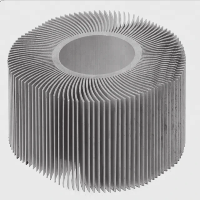 Cnc Machined Aluminum Heat Sink With Heat Pipe