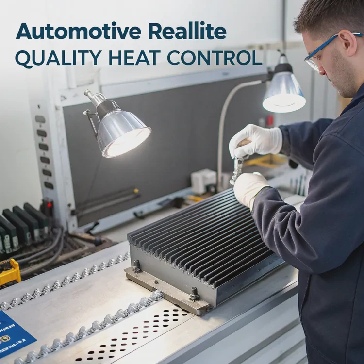 Do our heat sinks comply with IATF 16949 automotive standards?