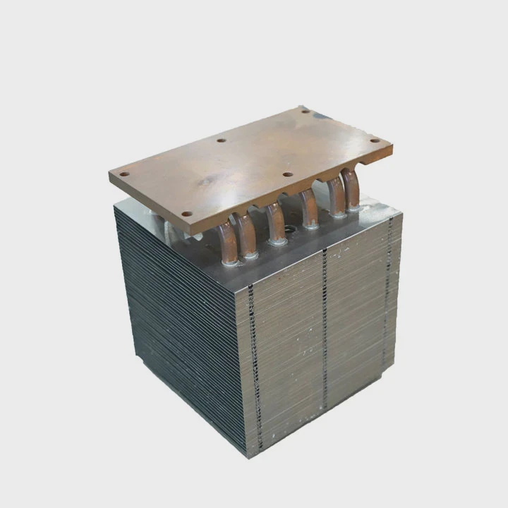 500W Led Heat Sink With Heat Pipe Passive Fan