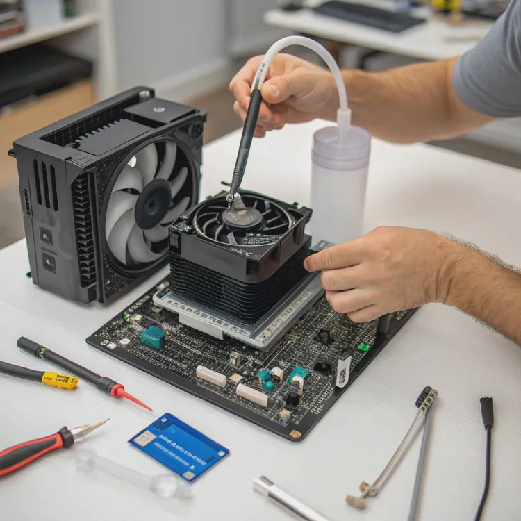 How to mount a liquid CPU cooler?