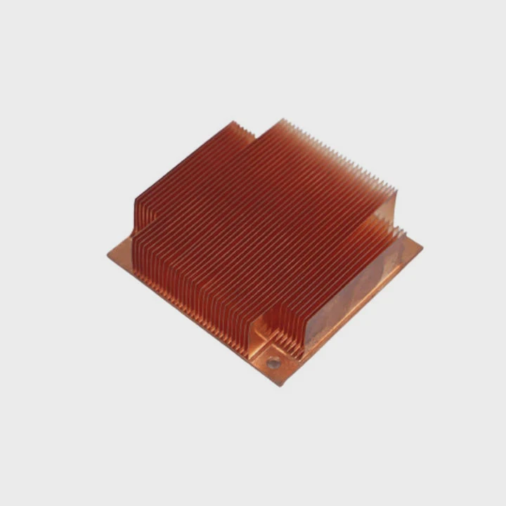 Cnc Copper Skived Fin Heatsink For Grow Light