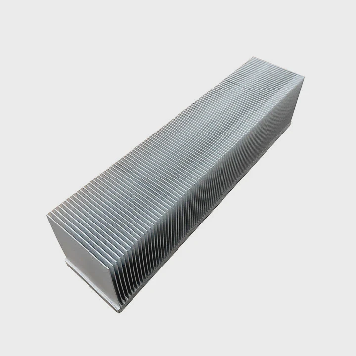 Cnc Tube Skived Fin Heatsink For Electronics