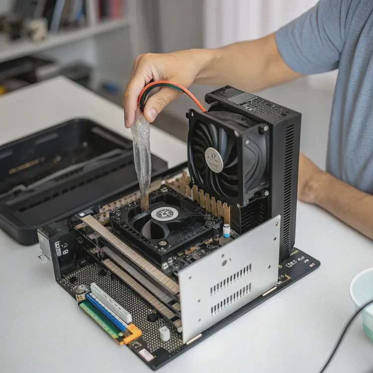 How to install a single liquid cooler CPU?