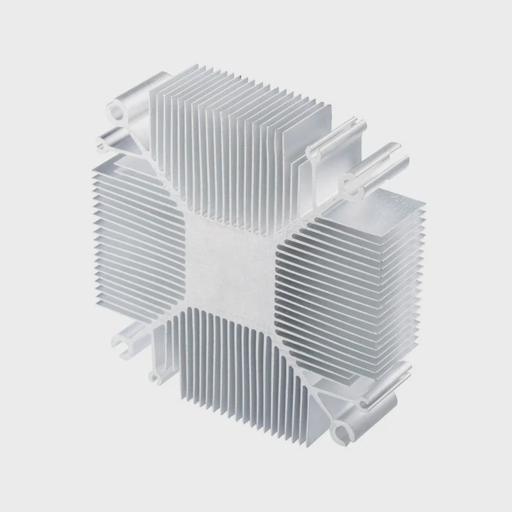 Cnc Anodized Skived Fin Aluminum Cooler