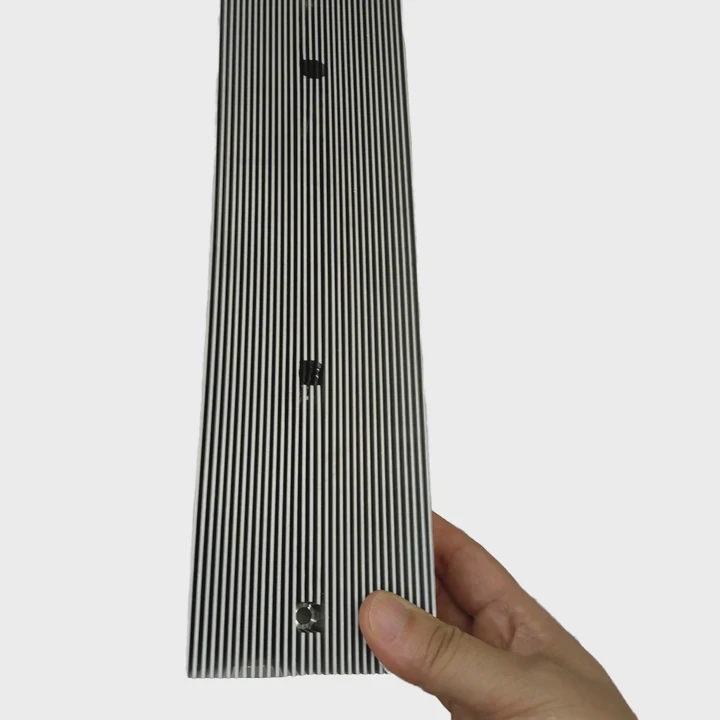 Skived Fin Led Heat Sink With Aluminum Board