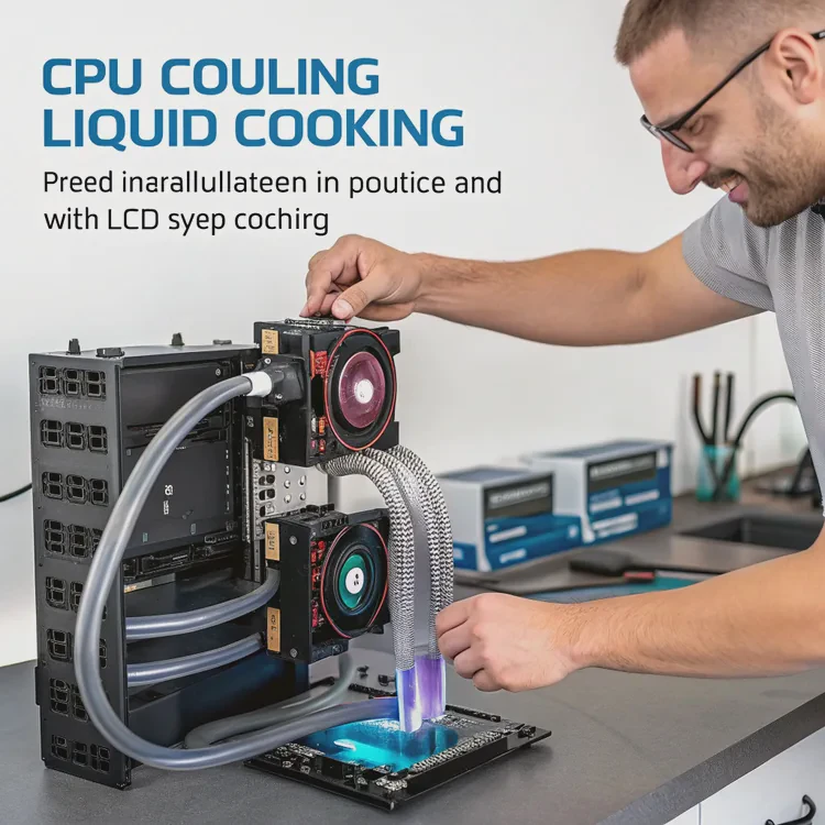 How to install liquid cooling on CPU?