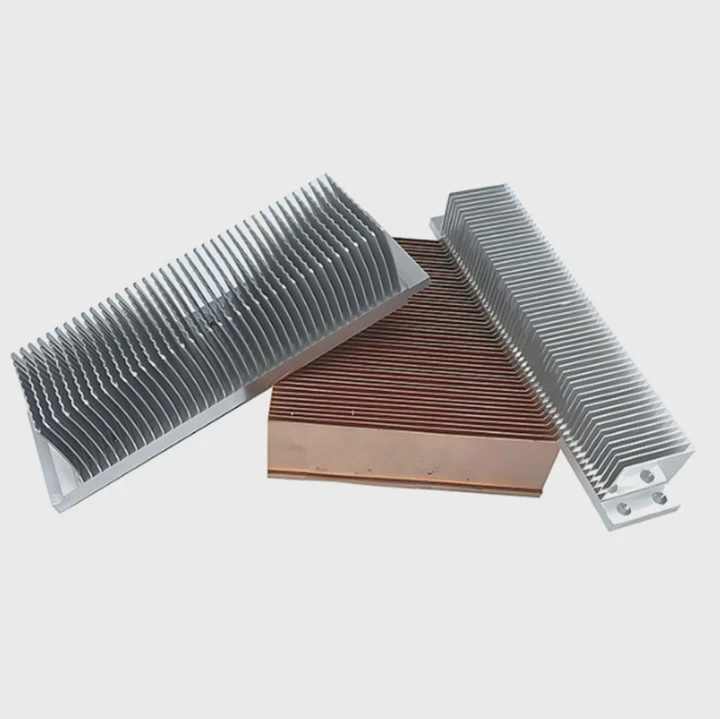 Large Cnc Skived Fin Aluminum Heatsink