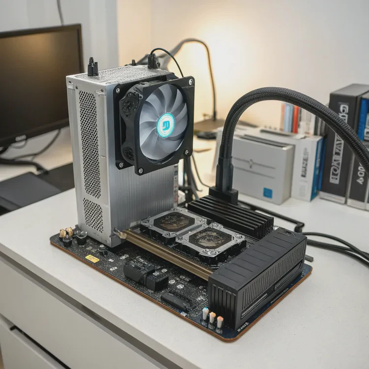 How to install CPU liquid cooler?