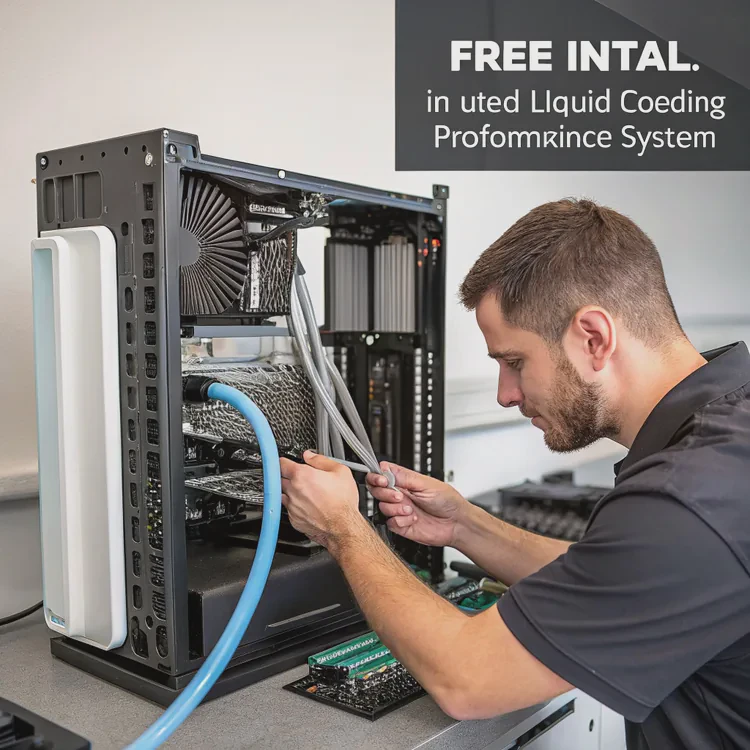 How to install liquid cooling?