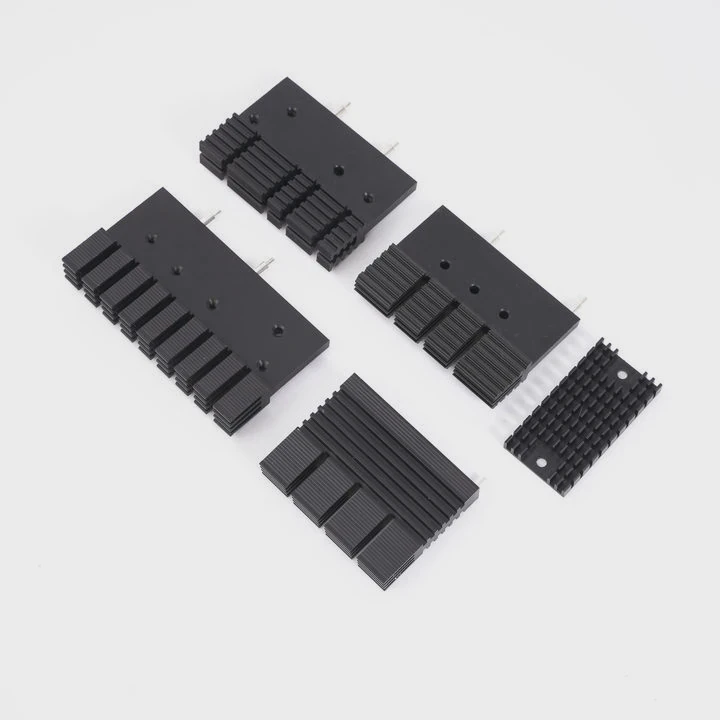 Square Skived Fin Cpu Heatsink Aluminum