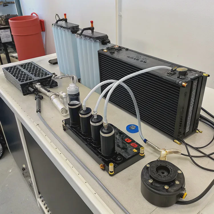 How to test a liquid cooling system?