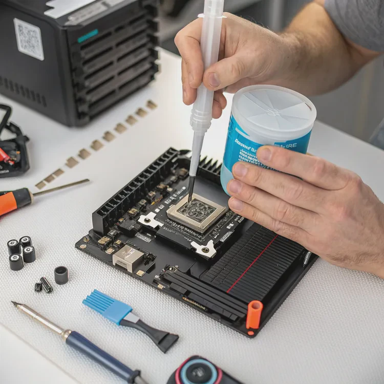 Does liquid cooling need thermal paste?