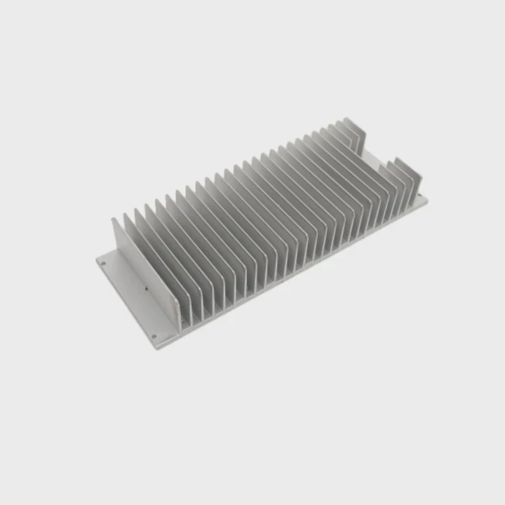 Wide Flat Aluminum Heatsink Profile