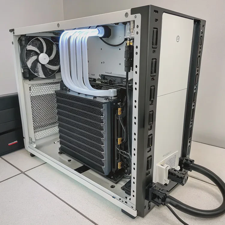 Where to put liquid cooling radiator?