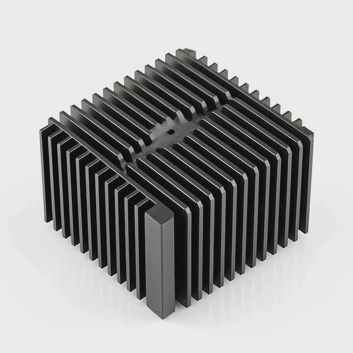 Square Led Aluminum Heatsink Body