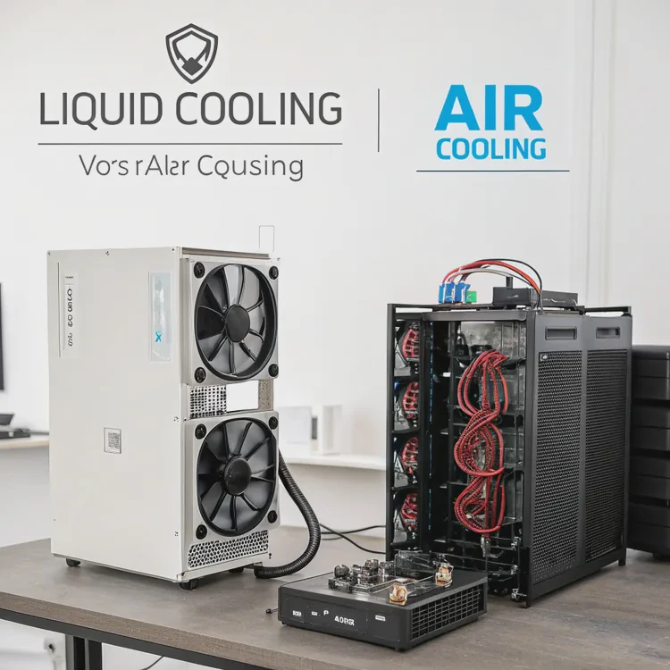 Is liquid cooling louder than air?